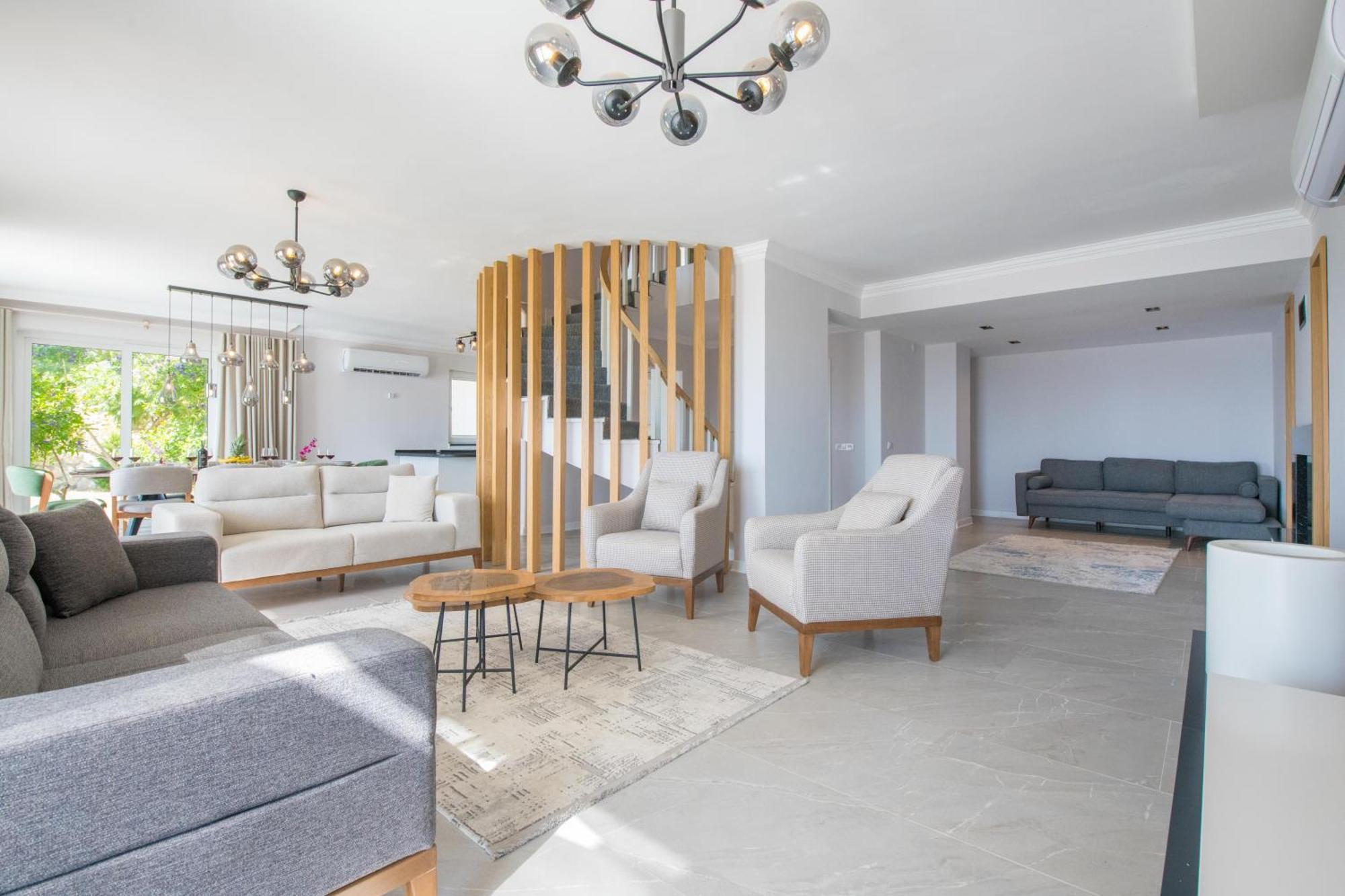 Beachfront White Villa With Private Swimming Pool Kalkan Exterior foto